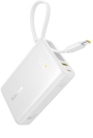 Powerbank Baseus Picogo, 10000mAh, 45W, бел