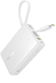 Powerbank Baseus Picogo, 10000mAh, 45W, бел