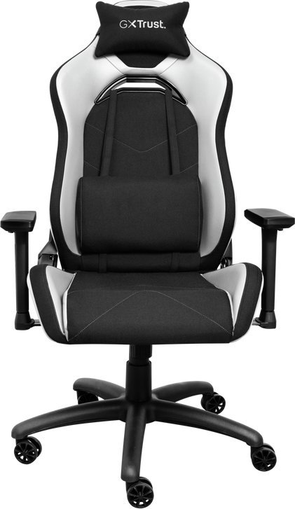 Karrige lojërash Trust GXT 714W Ruya, deri 150kg, e rregullueshme, e bardhë