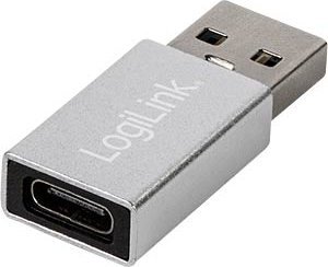 USB приспособувач LogiLink AU0056, USB C во USB A, сребрена боја