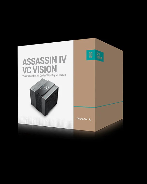 Ftohës për procesor DeepCool ASSASSIN IV VC VISION, 120/140 mm, i zi