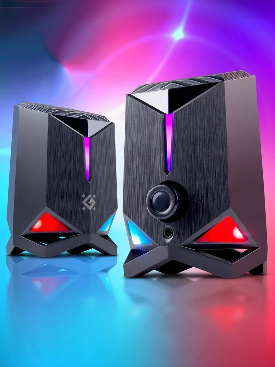 Altoparlantë Defender Gravity 2.0, 6W, USB, me drita LED RGB