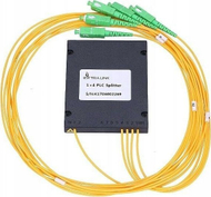 Nдавач оптички Extralink PLC 1:4, влакно G657A, кабел 2.0mm 1.5m, модул ABS