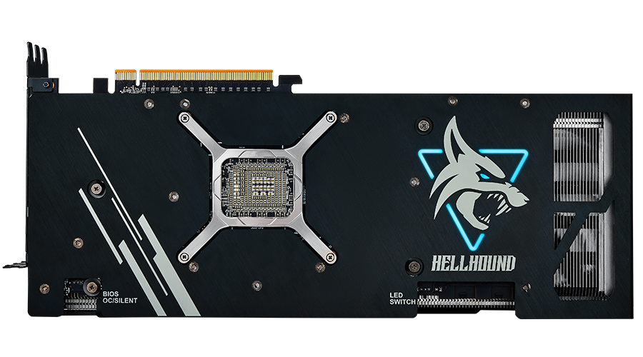 Kartë grafike PowerColor Hell Hound AMD Radeon RX 7900 XT, 20GB GDDR6, PCIe 4.0, e zezë