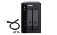 Kabinet zgjerimi QNAP TR-002, 2 slote 2.5"/3.5", USB 3.2, i zi