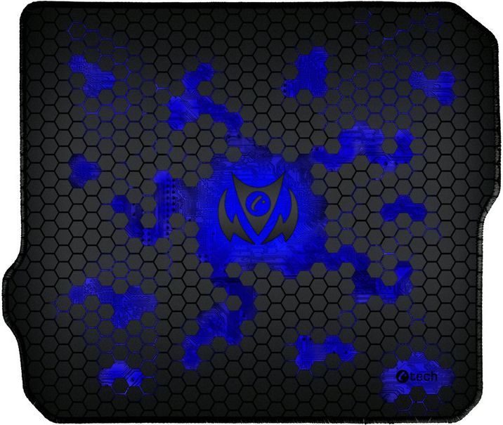 Mauspad C-Tech Anthea Cyber Blue, M, i kaltër