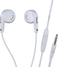 Kufje me kabllo PureBuds, 3.5mm, mikrofon, të bardha