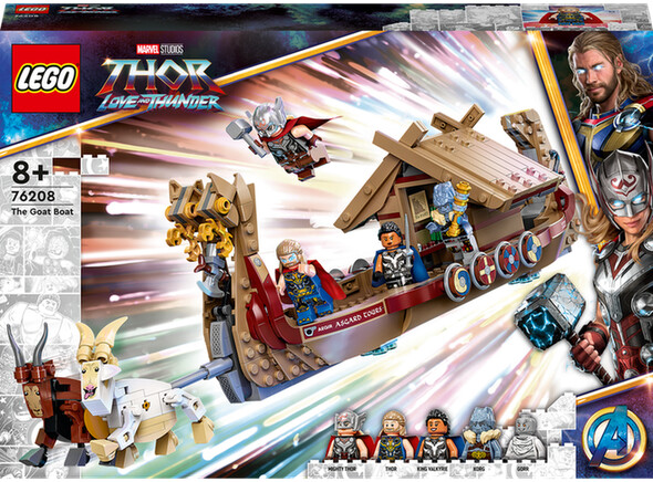 Set LEGO® Marvel Super Heroes 76208 Goat Sled Boat, 564 pjesë