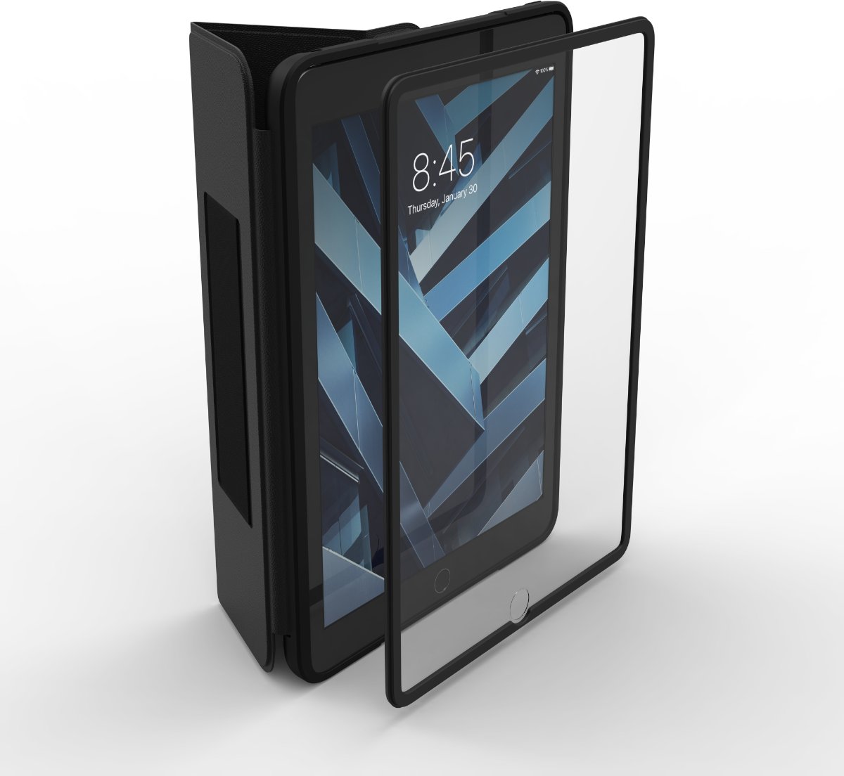 Mbrojtëse tableti ZAGG Rugged Messenger, për iPad 10.2", e zezë