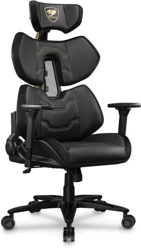 Karrige gaming Cougar Terminator Elite, ergonomike, me krahë të rregullueshëm, e artë