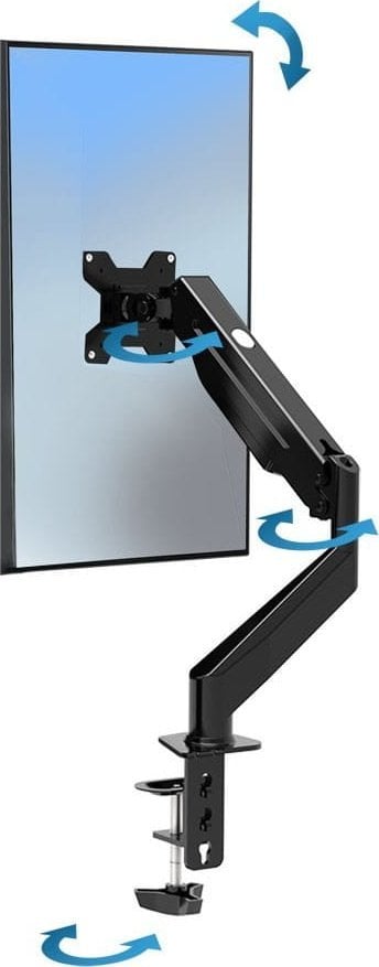 Држач за монитор Esperanza ERW019, 17" 27", метален за маса, црн