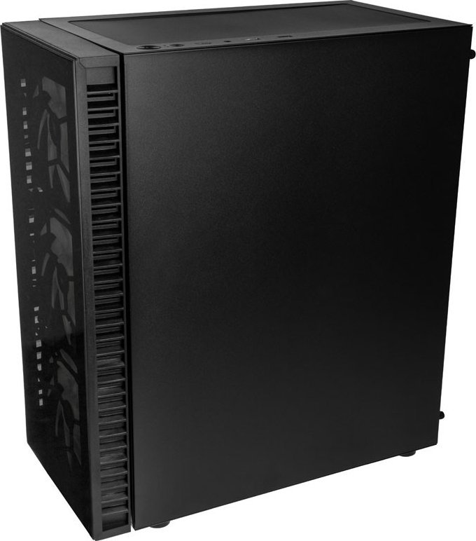 Kasë Kolink Observatory HF Glass ARGB, e zezë, Midi Tower