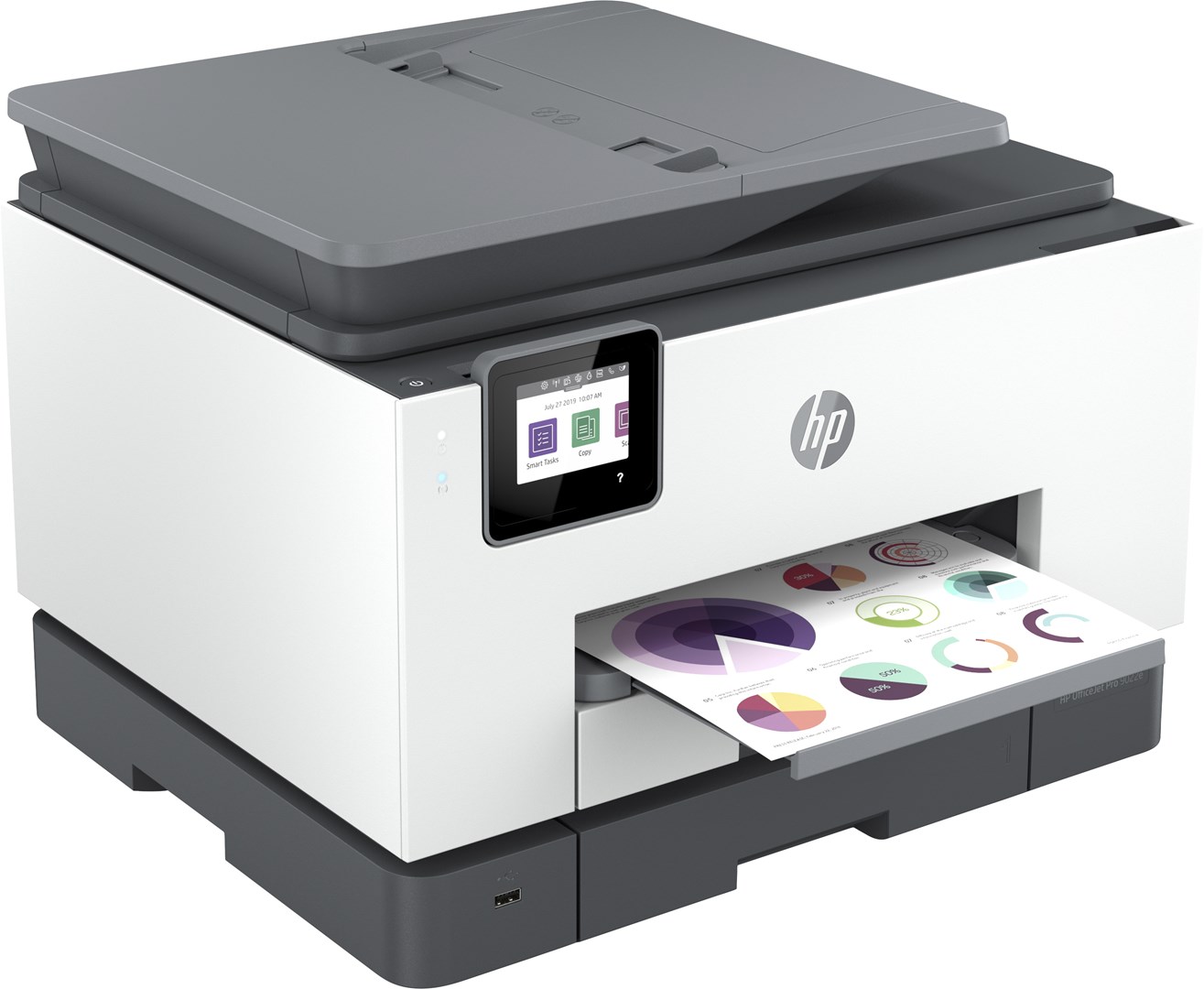 Printer multifunksional HP OfficeJet Pro 9022e, Inkjet termal, i bardhë