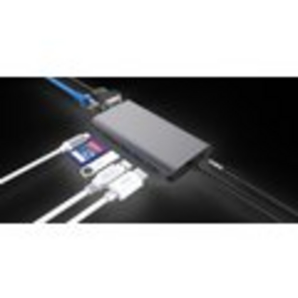 [OUTLET] Konvertues PremiumCord USB3.1 type-C në HDMI+VGA+RJ45+2xUSB3.0+SD card +3,5mm+PD charge, II