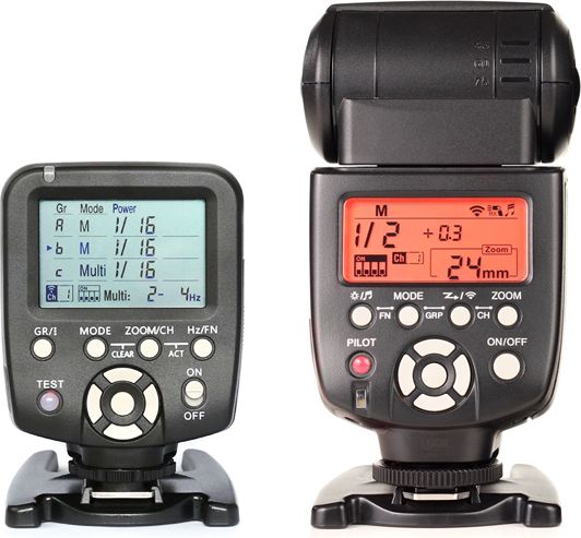 Radio trigger për blic Yongnuo YN-560-TXII, 2.4GHz, për Nikon i-TTL, i zi