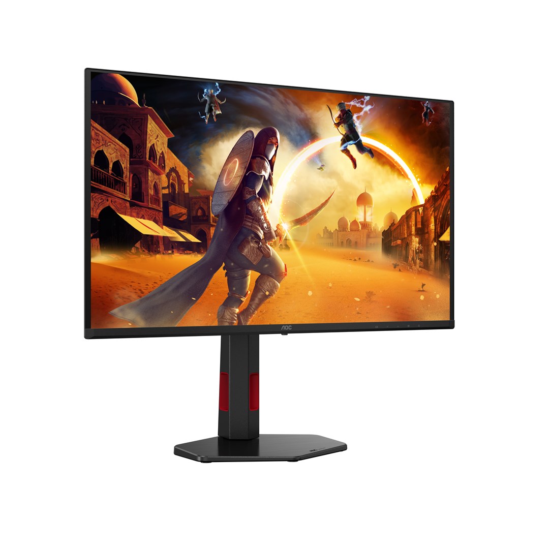 Monitor gaming AOC G4 Q27G4SDR, 26.5", 2560x1440 QHD, 360Hz, i zi me të kuqe