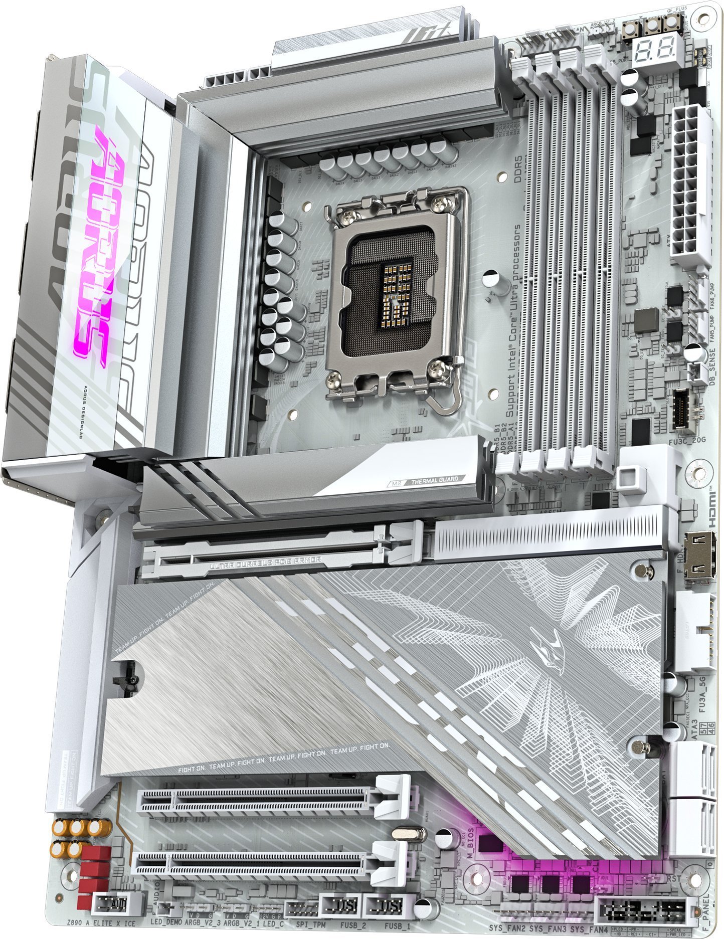 Pllakë amë Gigabyte Z890 AORUS ELITE X ICE, LGA1851, DDR5, ATX 4