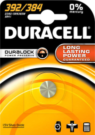 Duracell SR41 Сребрен Оксид Копче Батерија, 1.55V