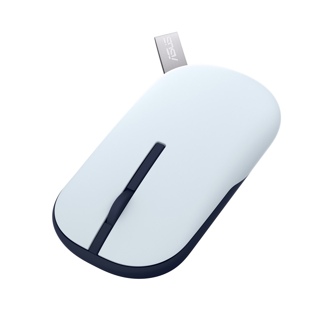 Maus ASUS MD100 Wireless, 1600 DPI, RF 2.4GHz + Bluetooth, rozë