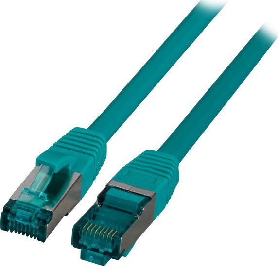 Kabllo rrjeti EFB Elektronik MK6001.0, Cat6a, 15 cm, e gjelbër