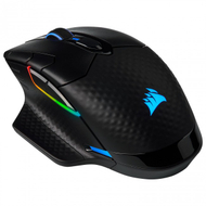 Гејминг глушец Corsair Dark Core, безжичен, 18000 DPI, црн