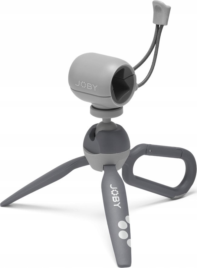 Tripod kompakt Joby HandyPod Clip, për kamerë dhe telefon, gri