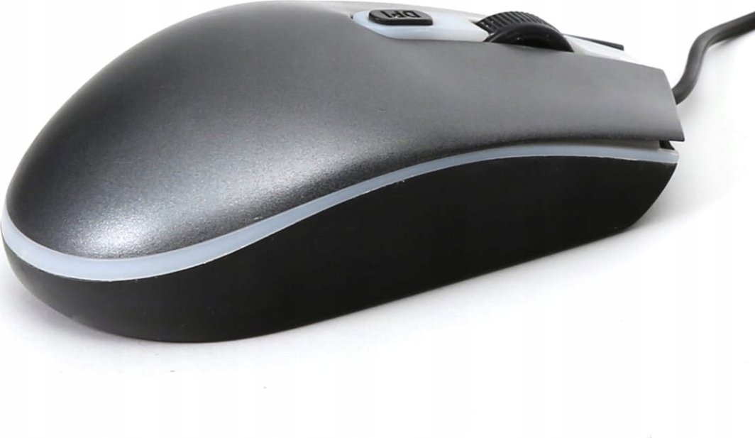 Maus Omega Rubber, 1000-2000 DPI, me kabllo, gri