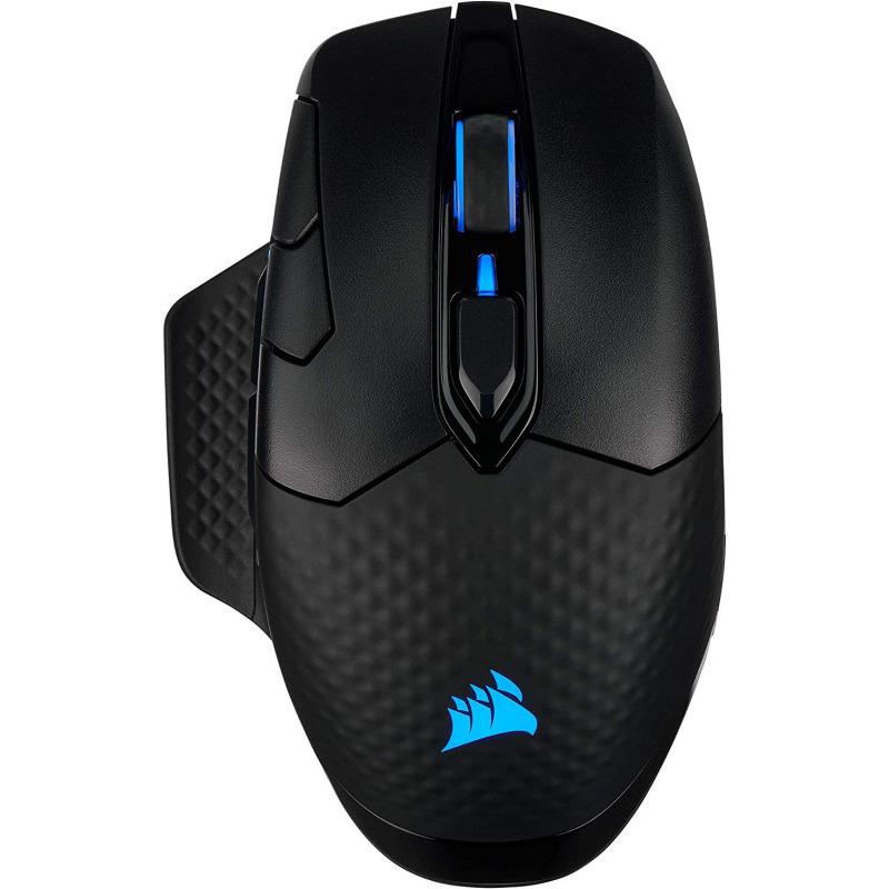 Maus gaming Corsair Dark Core RGB Pro, pa kabllo, i zi 2
