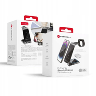 Karikues induktiv Forcell 3in1, 15W, Qi MagSafe, gri