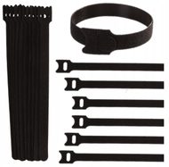Shirit lidhës Velcro, 5m, 10mm, i zi