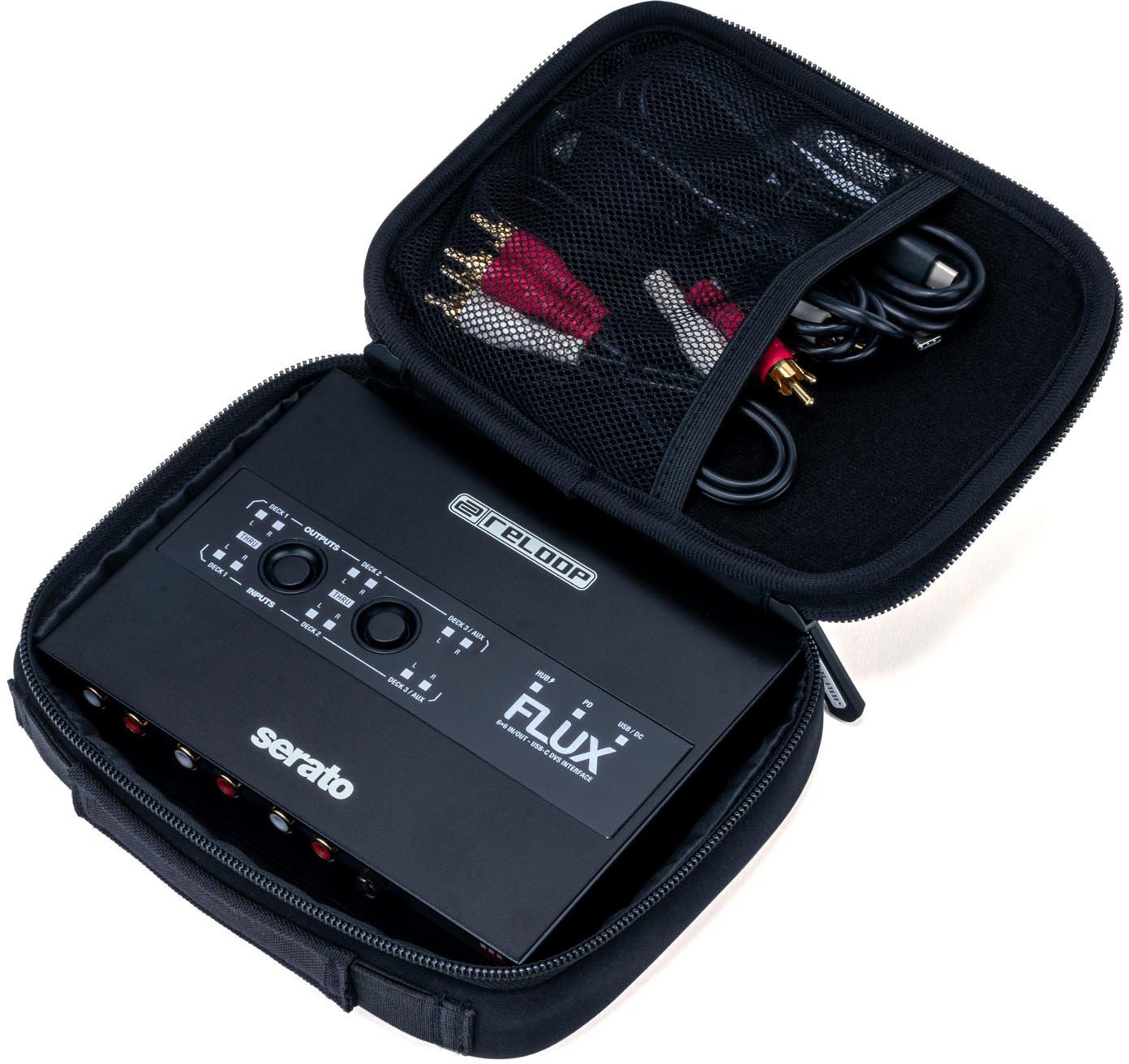 Çantë mbrojtëse Reloop Carrying Bag për Flux DVS, neopren, me xhep për aksesorë, e zezë