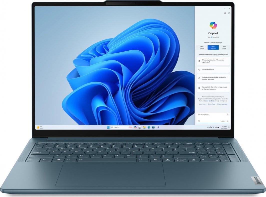 Laptop Lenovo Yoga Pro 9 16IMH9, 16", Intel Core Ultra 7 155H, 16GB RAM, 1TB SSD, Nvidia GeForce RTX 4060