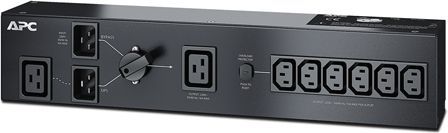 Panel bypass shërbimi APC SBP3000RMI, PDU 16A 230V, 6x IEC C13 1x C19, i zi