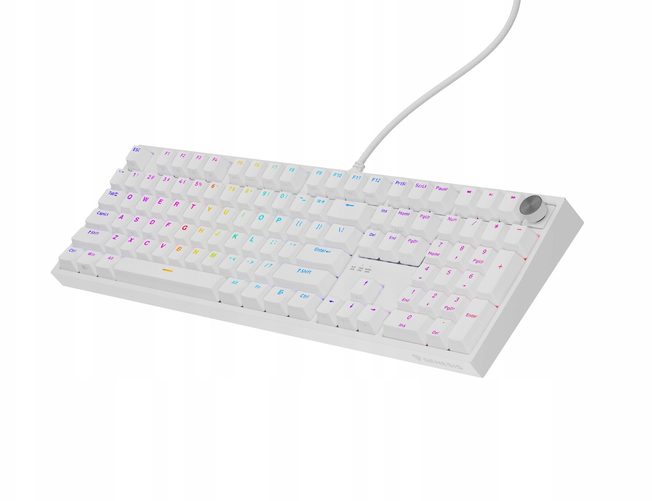Tastierë mekanike Genesis Thor 404 US NKG-2300, RGB, me kabllo, e zezë