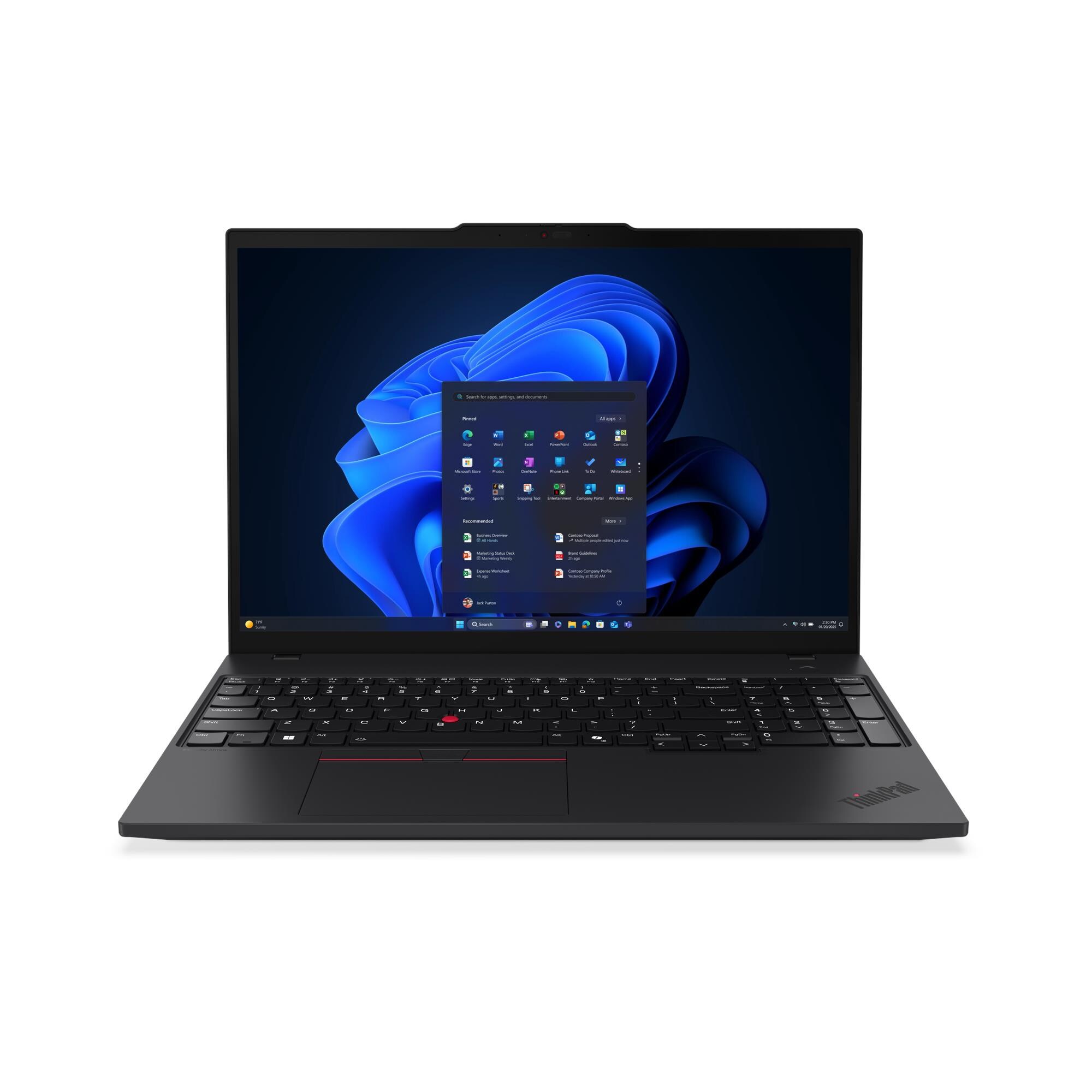 Laptop Lenovo ThinkPad T16 G4, 16" WUXGA, Intel Core Ultra 7, 32GB RAM, 1TB SSD, i zi