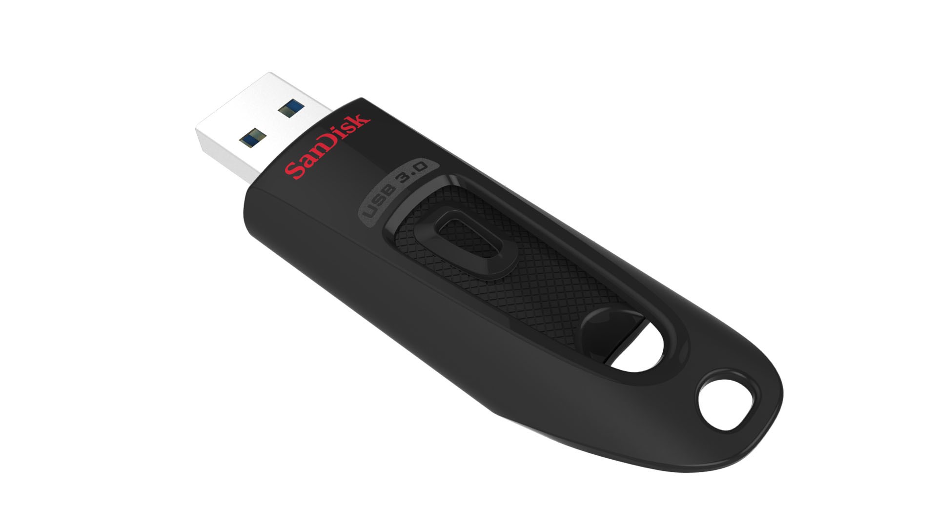 USB SanDisk Ultra, 64GB, e zezë