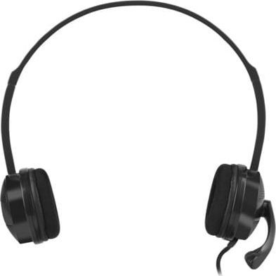 Kufje Natec Canary Go NSL-1665, me mikrofon, 3.5mm, të zeza