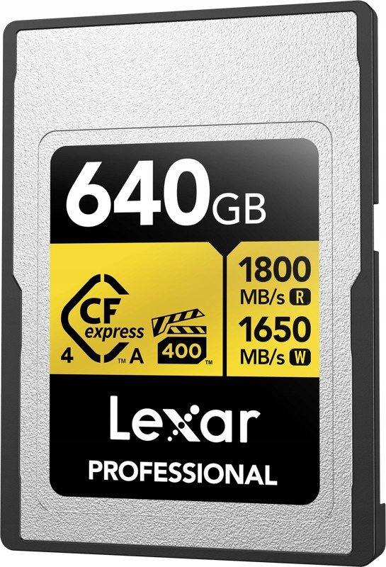 Kartë memorie Lexar Professional Gold Series, 640GB, CFexpress Type A 4.0, e artë