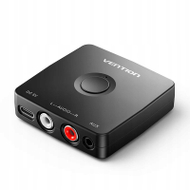 Marrës audio Bluetooth Vention BCR1, Bluetooth 5.1, AUX RCA, i zi