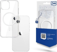 Këllëf telefoni 3MK MagCase për Apple iPhone 15 Pro, i hollë, kompatibil me MagSafe, transparent
