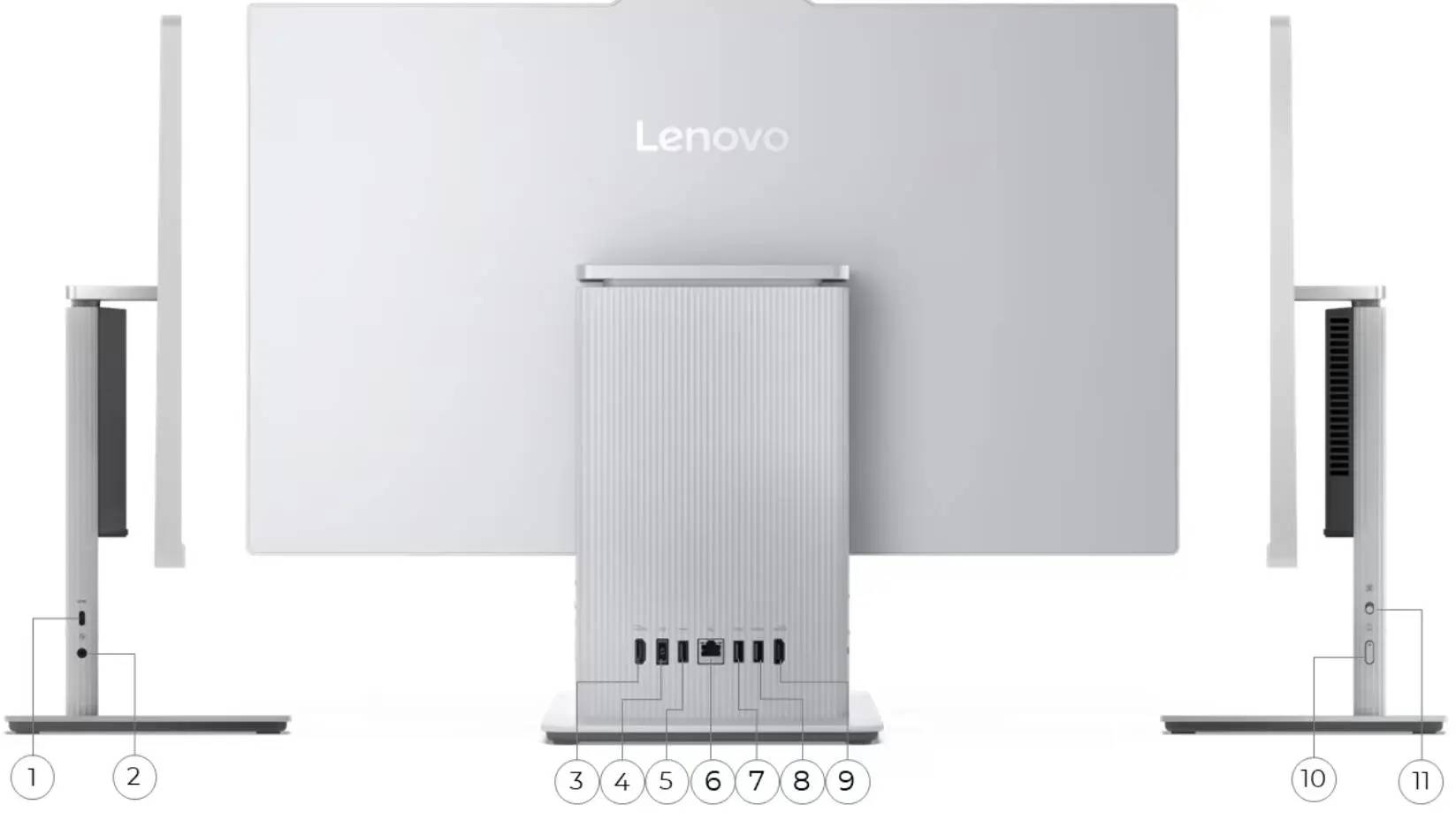Kompjuter AIO Lenovo IdeaCentre 27IRH9, 27", Intel Core 5 210H, 16GB RAM, 512GB SSD, gri