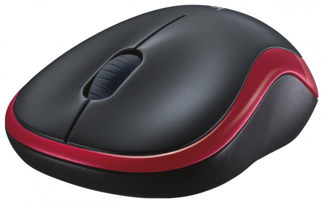 Глувче Logitech M185, црвено