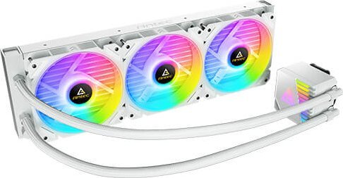 Ftohës ujor për procesor Antec Symphony 360 ARGB, radiator 360 mm, 3x 120mm, i bardhë