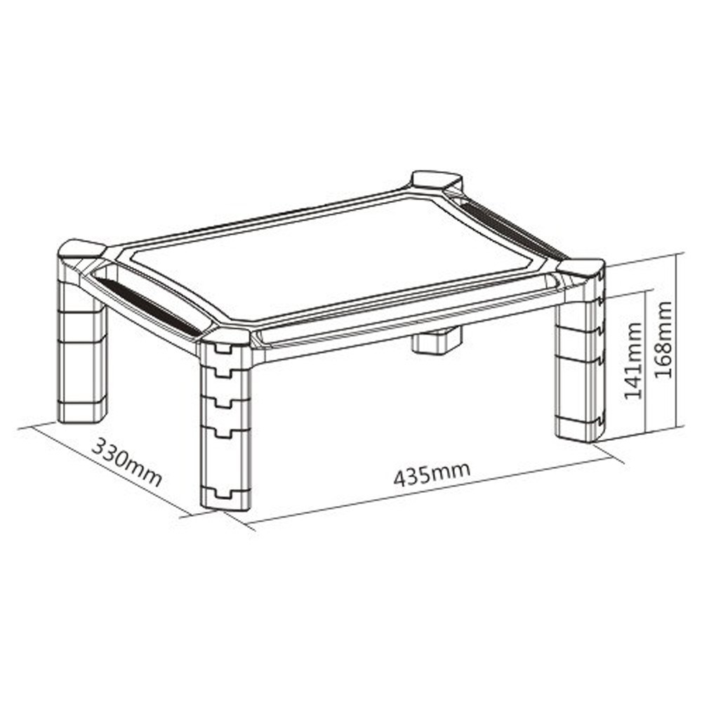 Mbajtëse për monitor Techly ICA-MS 401, e zezë