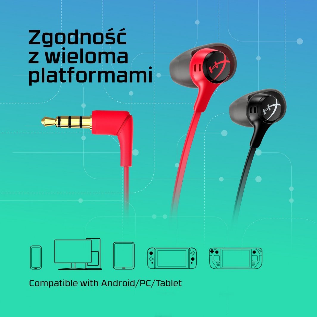 Dëgjuese HyperX Cloud Earbuds II, të kuqe