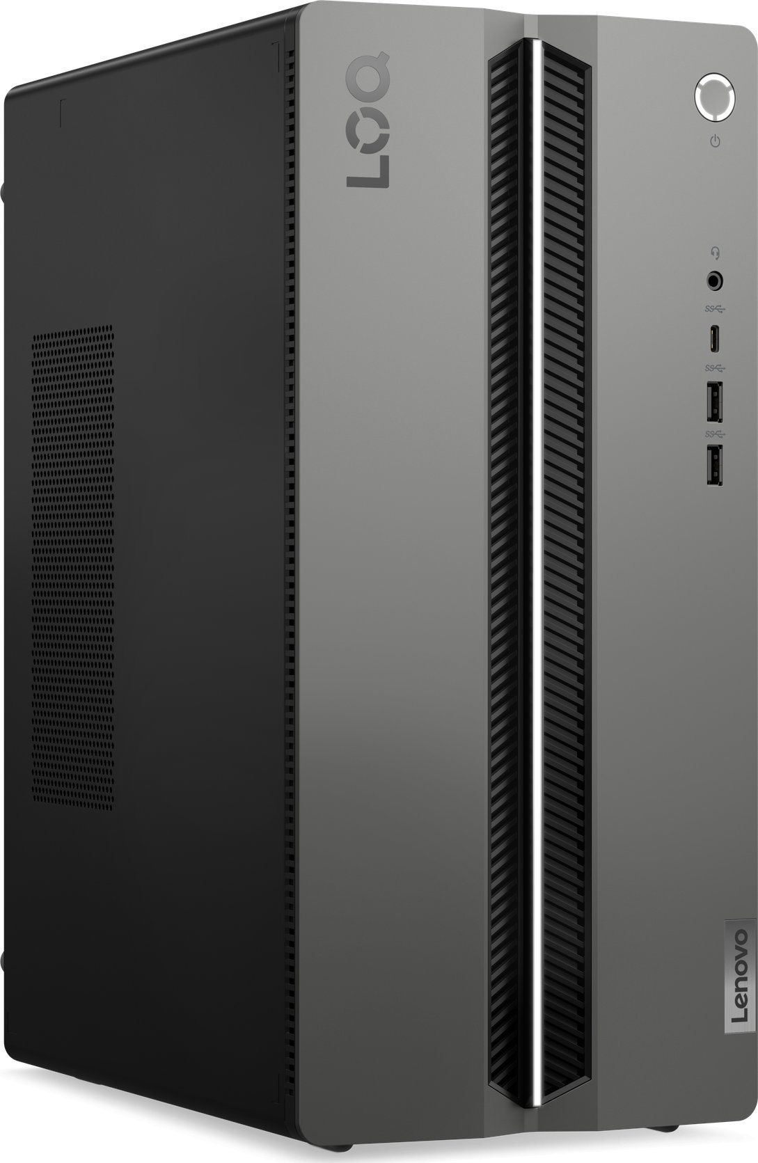 Kompjuter gaming Lenovo LOQ Tower 17IRR9, Intel Core i5-14400F, 16GB DDR5, SSD 1TB, GeForce RTX 3050 6GB, gri e zezë