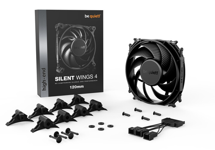 Ventilator Be quiet! Silent Wings 4, 120mm