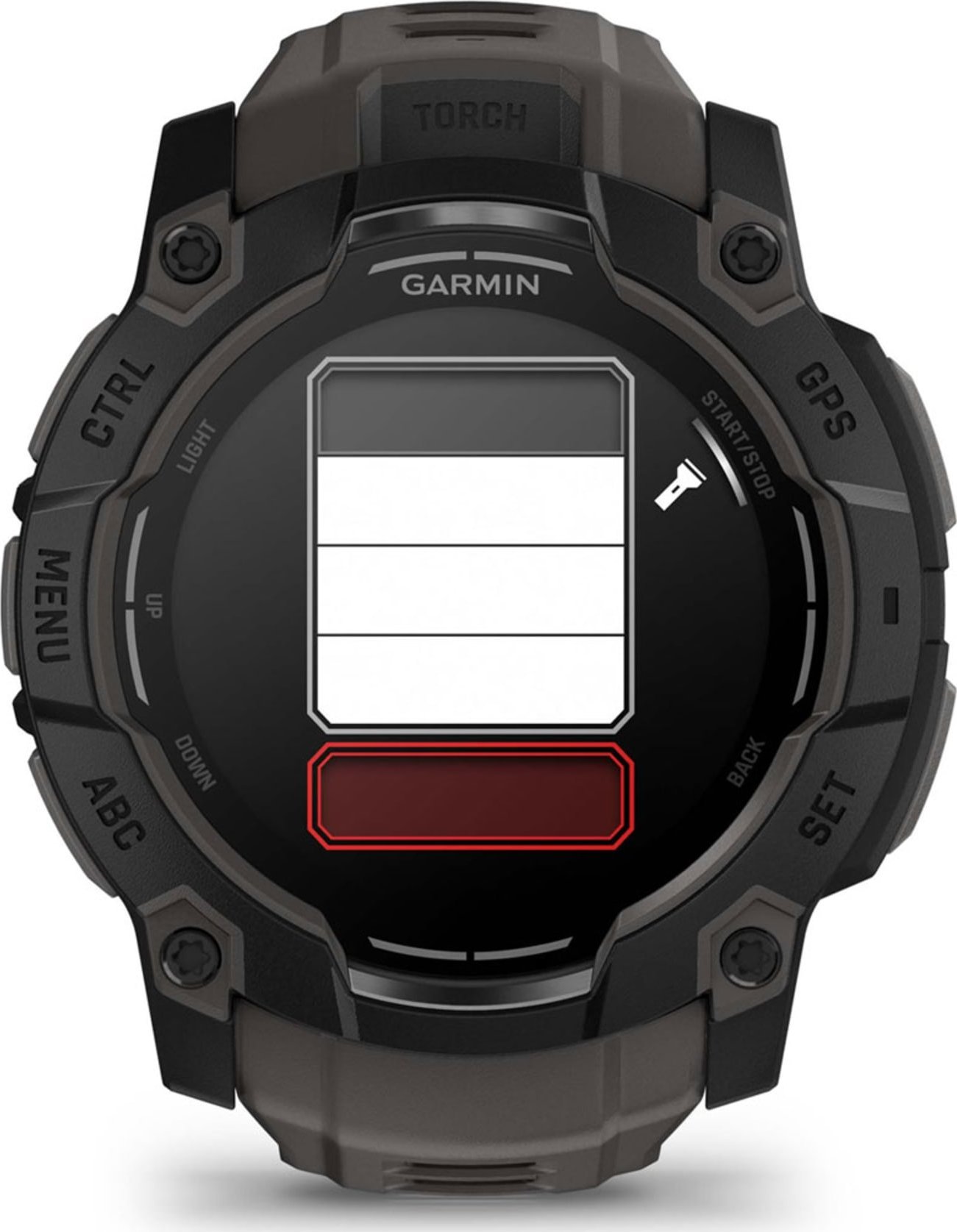 Ora inteligjente Garmin Instinct 3 AMOLED, GPS, 10 ATM, e zezë