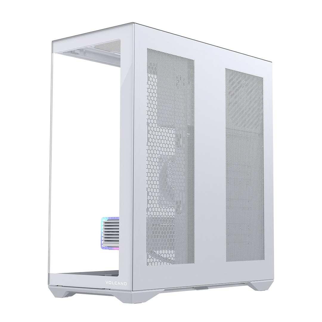 Kullë PC Modecom Volcano SPACE XL Full Tower, ATX E ATX, pa ventilatorë, e bardhë