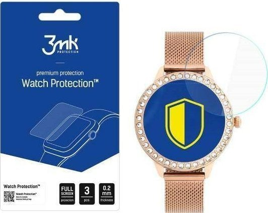 Mbrojtës ekrani 3MK Hybrid Glass, për Garett Lady Kate RT, xham fleksibël, transparent